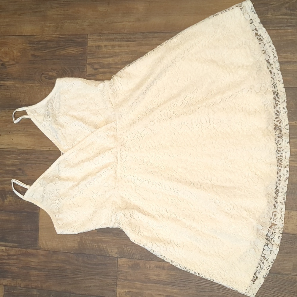 fire los angeles womans large lace dress
